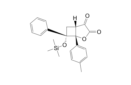 (1R*,5S*,7S*)-7-PHENYL-1-(PARA-TOLYL)-7-TRIMETHYLSILYLOXY-2-OXABICYCLO-[3.2.0]-HEPTANE-3,4-DIONE