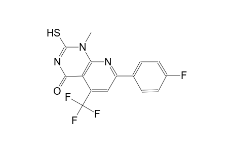 pyrido[2,3-d]pyrimidin-4(1H)-one, 7-(4-fluorophenyl)-2-mercapto-1-methyl-5-(trifluoromethyl)-