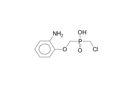 CHLOROMETHYL(ORTHO-AMINOPHENOXYMETHYL)PHOSPHINIC ACID