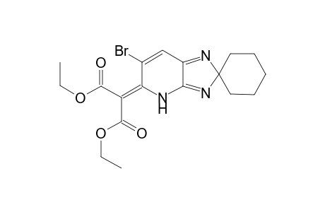 6'-Bromo-5'-[(diethoxycarbonyl)methylene]spiro[cyclohexane-1,2'(4'H)-2' H-imidazo[4,5-b]pyridine
