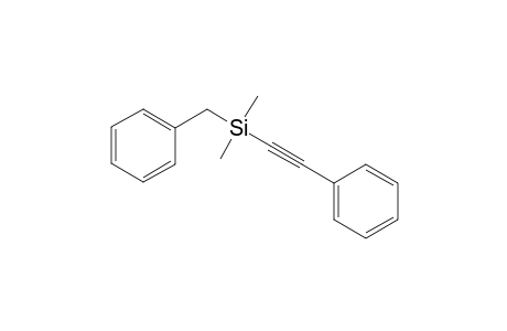 Dimethyl(phenylethynyl)(phenylmethyl)silane