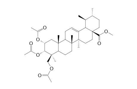 Methyl-2.alpha.,3.alpha.,24-triacetoxy-urs-12-ene-28-oate