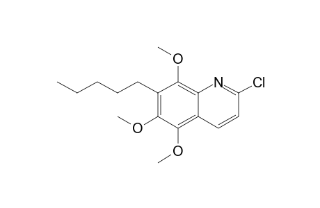 2-Chloro-5,6,8-trimethoxy-7-pentylquinoline