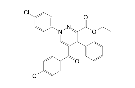 Ethyl 5-p-chlorobenzoyl-1-p-chlorophenyl-4-phenyl-1,4-dihydropyridazine-3-carboxylate