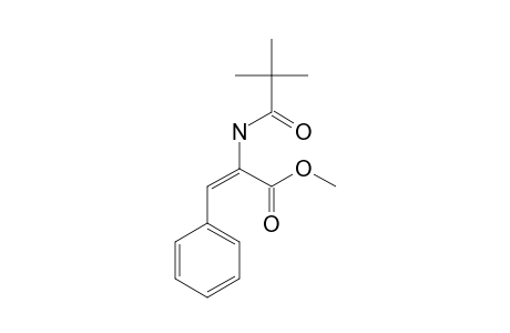 METHYL-(E)-2-(N-PIVALOYLAMINO)-3-PHENYLPROPENOATE;MINOR_ISOMER