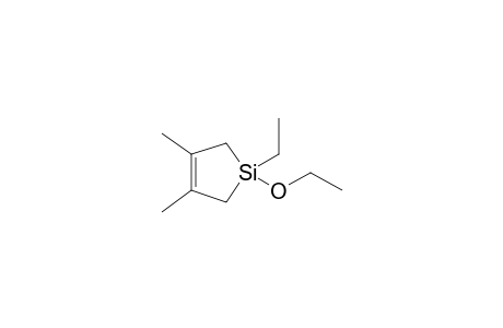 1-Ethoxy-1-ethyl-3,4-dimethyl-1-silacyclopent-3-ene