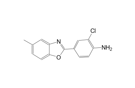 benzenamine, 2-chloro-4-(5-methyl-2-benzoxazolyl)-