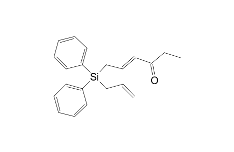 6-(Allyldiphenylsilyl)-hex-4-en-3-one