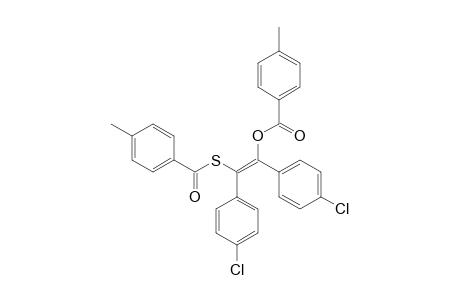 (Z)-.alpha.-(4-Methylbenzoyloxy)-.beta.-(4-methylbenzoylthio)-4,4'-dichlorostilbene