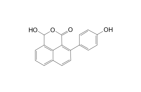 2-(4'-Hydroxyphenyl)naphthal-8-formyl-1-carboxylic anhydride