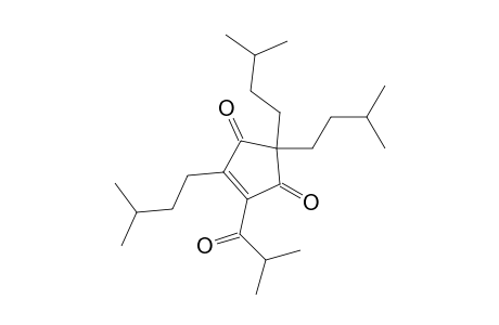 4-Cyclopentene-1,3-dione, 2,2,4-tris(3-methylbutyl)-5-(2-methyl-1-oxopropyl)-