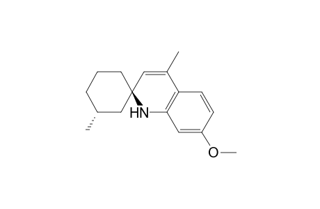 (1R,3R)-7'-Methoxy-3,4'-dimethylspiro[cyclohexane-1,2'-(1'H)-quinoline]