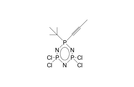 1-tert-Butyl-1-(1-propynyl)-tetrachloro-phosphacene