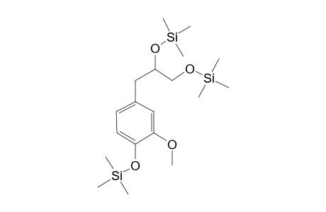 Propane <3-vanil-1,2-dihydroxy->, tri-TMS