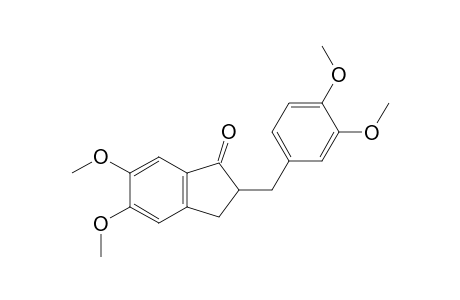 2-(3,4-Dimethoxybenzyl)-2,3-dihydro-5,6-dimethoxy-1H-inden-1-one