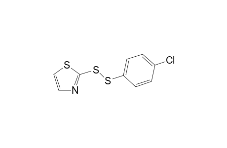 2-((4-Chlorophenyl)disulfanyl)thiazole