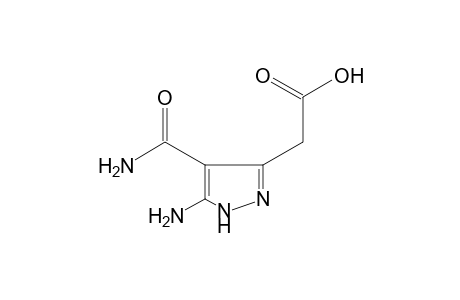 5-AMINO-4-CARBAMOYLPYRAZOLE-3-ACETIC ACID
