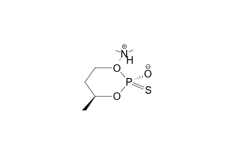 CIS-2-THIONO-2-HYDROXY-4-METHYL-1,3,2-DIOXAPHOSPHORINANTRIMETHYLAMMONIUM SALT