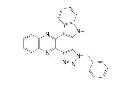 2-(1-Benzyl-1H-1,2,3-triazol-4-yl)-3-(1-methyl-1H-indol-3-yl)quinoxaline