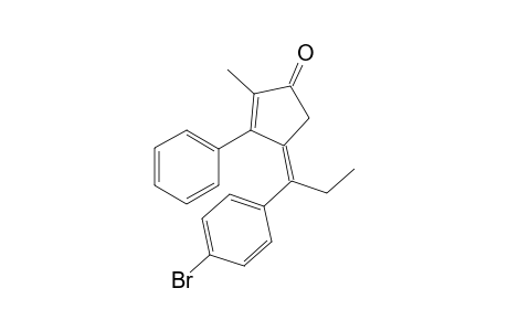 (Z)-4-(1-(4-bromophenyl)propylidene)-2-methyl-3-phenylcyclopent-2-enone