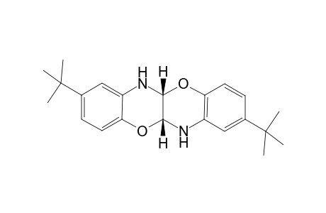 cis-5a,6,11a,12-Tetrahydro-2.8-di-tert-butyl-[1,4]benzazino[3,2-b][1,4]benzoxazine