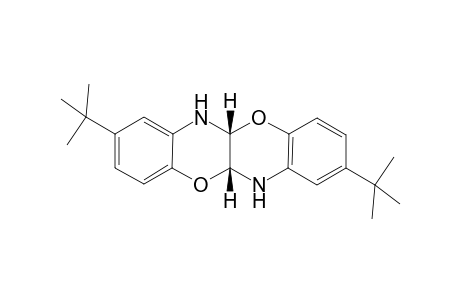 cis-5a,6,11a,12-Tetrahydro-2.8-di-tert-butyl-[1,4]benzazino[3,2-b][1,4]benzoxazine