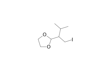 2-[1-(Iodomethyl)-2-methylpropyl]-1,3-dioxolane