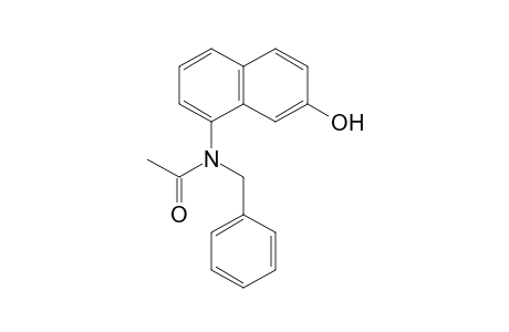 N-Benzyl-N-(7-hydroxy-1-naphthyl)acetamide