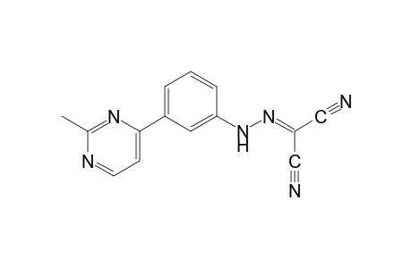mesoxalonitrile, [m-(2-methyl-4-pyrimidinyl)phenyl]hydrazone