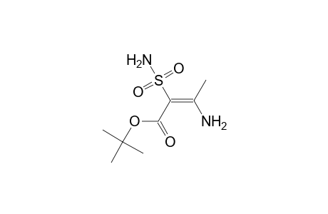 2-Butenoic acid, 3-amino-2-(aminosulfonyl)-, 1,1-dimethylethyl ester