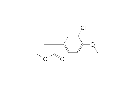 Methyl 2-(3-chloro-4-methoxyphenyl)-2-methylpropanoate