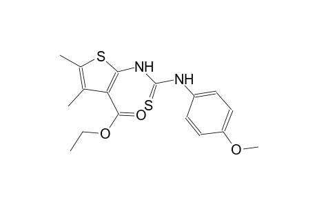 ethyl 2-{[(4-methoxyanilino)carbothioyl]amino}-4,5-dimethyl-3-thiophenecarboxylate