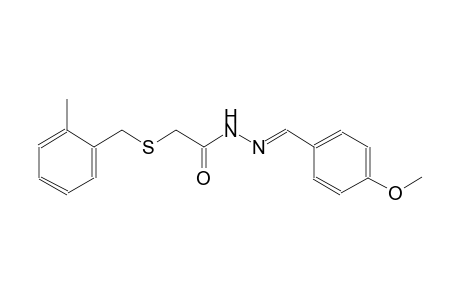 acetic acid, [[(2-methylphenyl)methyl]thio]-, 2-[(E)-(4-methoxyphenyl)methylidene]hydrazide