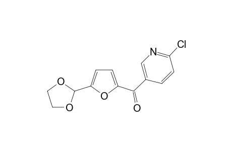 5-(1,3-Dioxolan-2-yl)furan-2-yl-(6-chloropyridin-3-yl)methanone