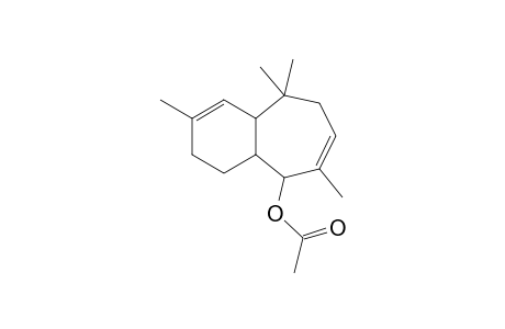(1SR,2SR,7RS)-2-Acetoxy-3,6,6,9-tetramethylbicyclo[5.4.0]undeca-3,8-diene