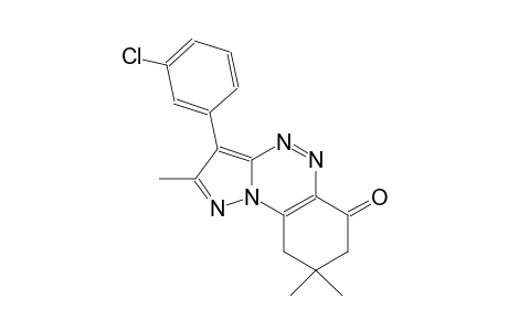 pyrazolo[5,1-c][1,2,4]benzotriazin-6(7H)-one, 3-(3-chlorophenyl)-8,9-dihydro-2,8,8-trimethyl-