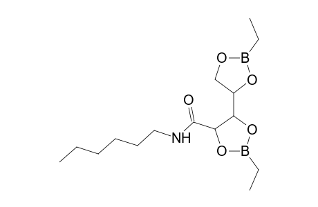 RIBONAMIDE, N-HEXYL-2,3-4,5-DI-O-ETHYLBORANDIYL-