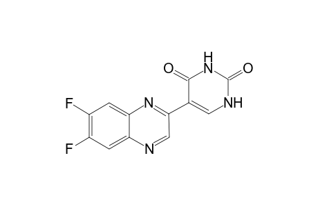 2,4(1H,3H)-Pyrimidinedione, 5-(6,7-difluoro-2-quinoxalinyl)-