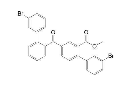 Methyl 3'-bromo-4-(3'-bromobiphenylcarbonyl)biphenyl-2-carboxylate