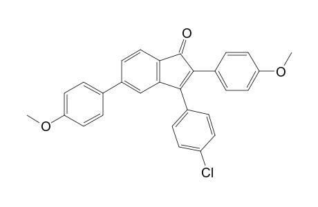 3-(4-Chlorophenyl)-2,5-bis(4-methoxyphenyl)-1H-inden-1-one
