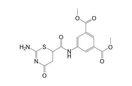 dimethyl 5-{[(2-amino-4-oxo-5,6-dihydro-4H-1,3-thiazin-6-yl)carbonyl]amino}isophthalate