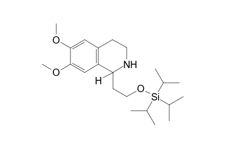 rac-O-Triisopropylsilyl-2-(6,7-dimethoxy-3,4-dihydro-2H-isoquinoline-1-yl)ethanol
