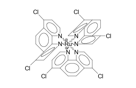 Tris(4,7-dichloro-1,10-phenanthroline)-ruthenium(ii) dication
