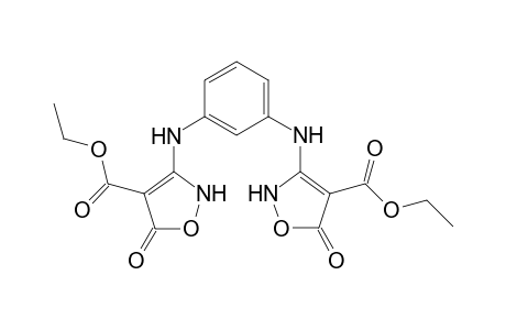 Bis ethyl 3-(1,3-phenylene)amino-5-oxo-2,5-dihydroisoxazole-4-carboxylate