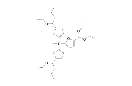 SI-METHYL-5,5',5''-SILANETRIYL-TRIS-FURAN-2-CARBALDEHYDE-DIETHYLACETAL