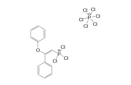 (E)-1-PHENYL-VINYL-PHENYLETHER-TRICHLOROPHOSPHONIUM-HEXACHLOROPHOSPHORATE