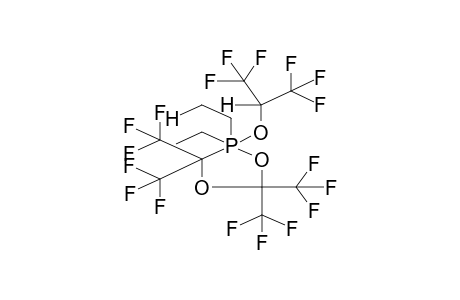 2,2-DIETHYL-2-(ALPHA-HYDROHEXAFLUOROISOPROPOXY)-3,3,5,5-TETRAKIS(TRIFLUOROMETHYL)-1,4,2-DIOXAPHOSPHOLANE