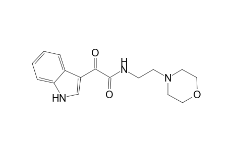1H-Indole-3-acetamide, N-[2-(4-morpholinyl)ethyl]-.alpha.-oxo-