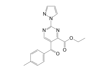 Ethyl 5-(4-Methylbenzoyl)-2-(1H-pyrazol-1-yl)pyrimidine-4-carboxylate
