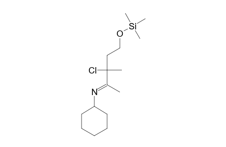 N-[3-CHLORO-3-METHYL-5-((TRIMETHYLSILYCYCLOHEXYLAMINE